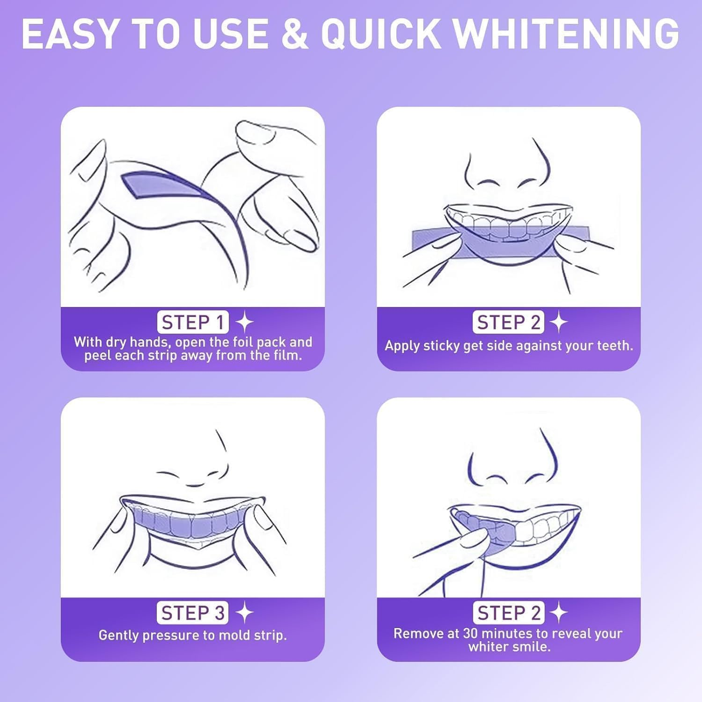 🔥V36 Whitening Strips – Professional Teeth Whitening at Home