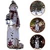 ð¥Flash Sale - 49% OFF ðChristmas Decoration Woodland Snowman Holding Solar Lantern