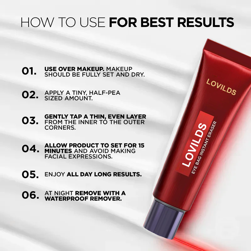 🔥  Last 3 Hours 50% OFF  ✨ BUY 1 GET 1 FREE🔥Eye Bag Eraser — Instantly Refreshes, Firms & Smooths for a Youthful Look That Lasts 8 Hours