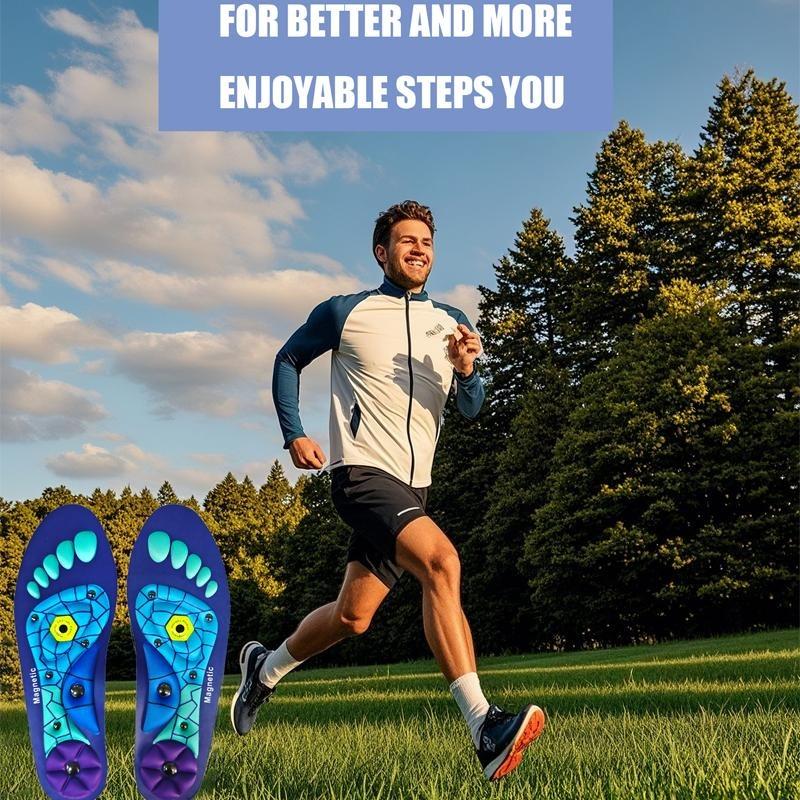 All-Day Comfort Insoles with Shock Absorption & High Arch Support