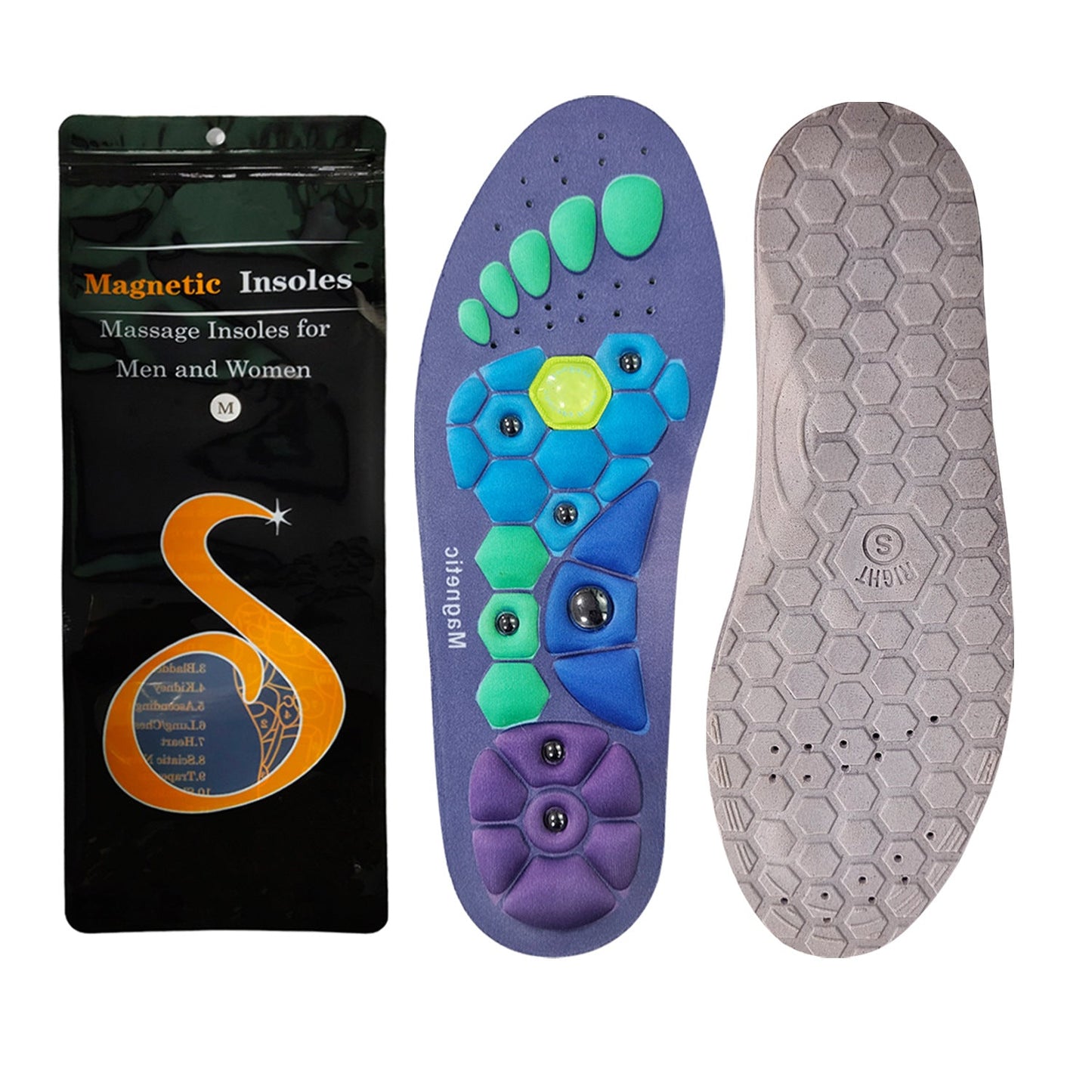All-Day Comfort Insoles with Shock Absorption & High Arch Support