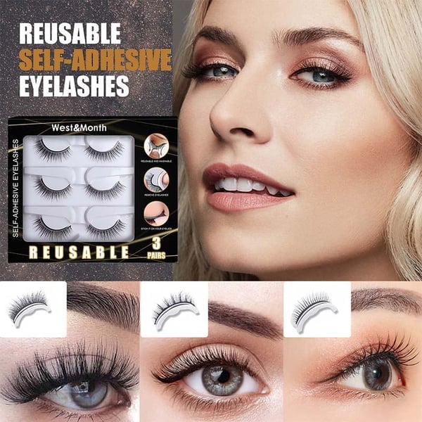 🔥LAST DAY - BUY 1 GET 1 FREE JUST $8.99 EACH🔥🎉Reusable Adhesive Eyelashes