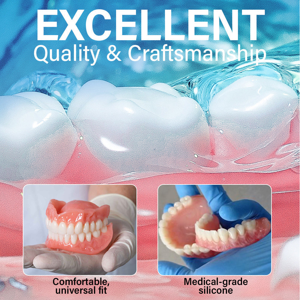 Hermsa® Medical Full Denture with Strong Suction ✅ Made and Shipped from the USA🍀