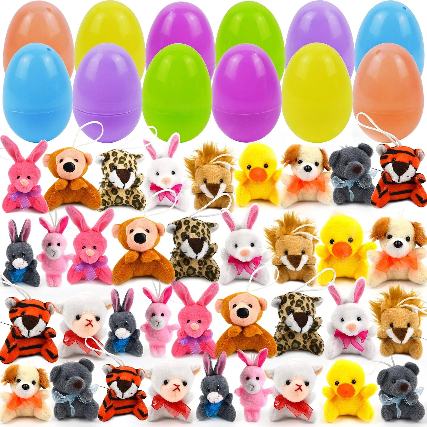 🐣Prefilled Easter Eggs, Filled with Plush Animal Toys