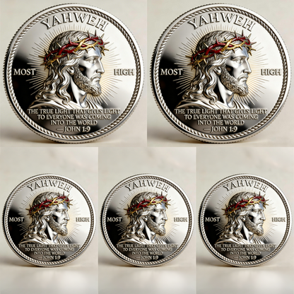 🏆Flash Sale 60% OFF - 🙏“Yahweh – The Living Light” Faith Commemorative Coin