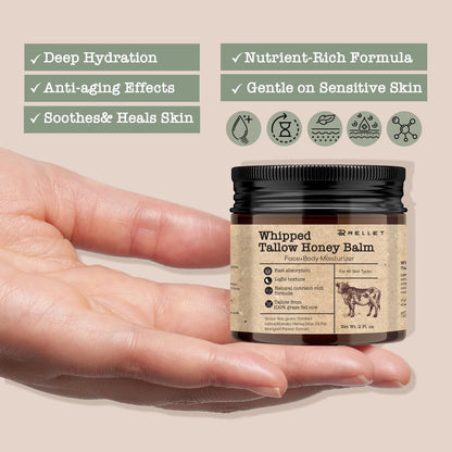 🐂Natural Handmade Beef and Honey Moisturizer