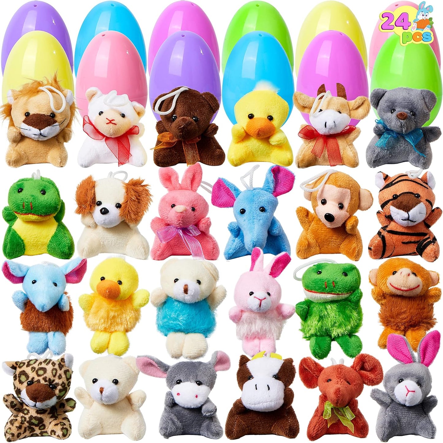 🐣Prefilled Easter Eggs, Filled with Plush Animal Toys