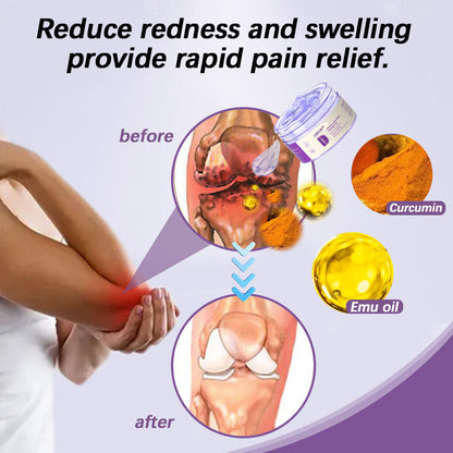 FDA-Registered | Pain Relief Gel – With Turmeric & Emu Oil for Arthritis & Joint Support