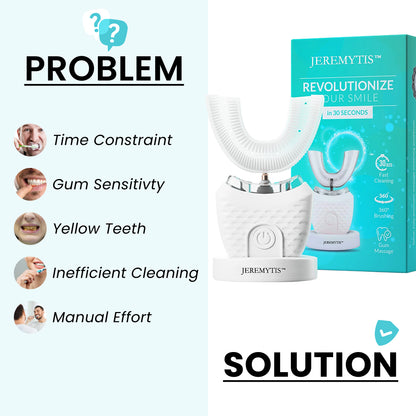 JEREMYTIS™ Electric toothbrush-30-Second Dental Revolution
