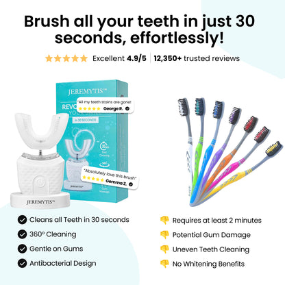 JEREMYTIS™ Electric toothbrush-30-Second Dental Revolution
