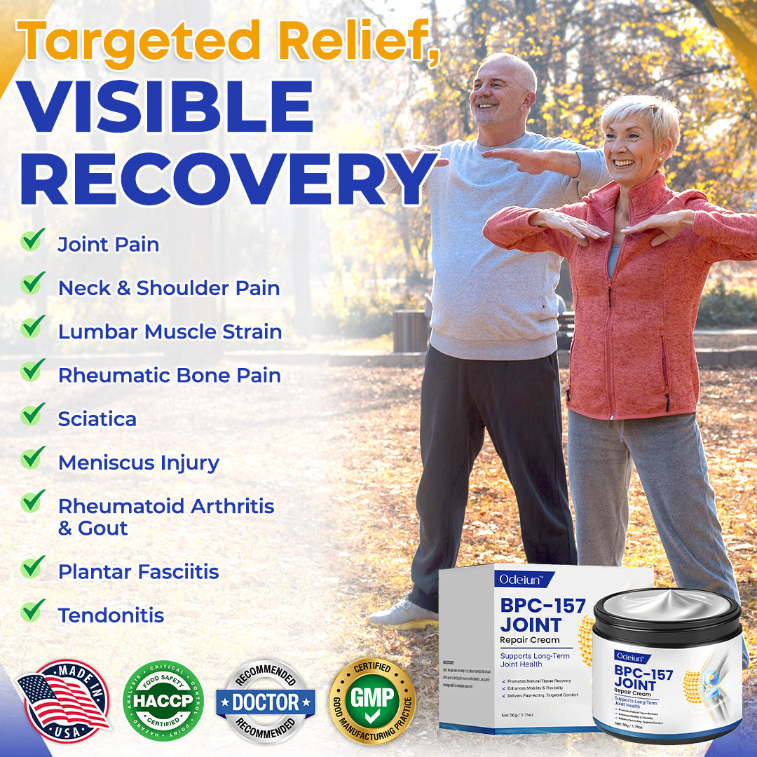 💪 ODEIUN™ BPC-157 Joint Repair Cream 🦵 | Fast Recovery, Pain Relief & Mobility Support ✨