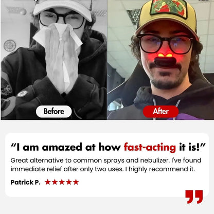 NoMoreColds-10-Minute Red Light Therapy for Cold & Sinus Relief