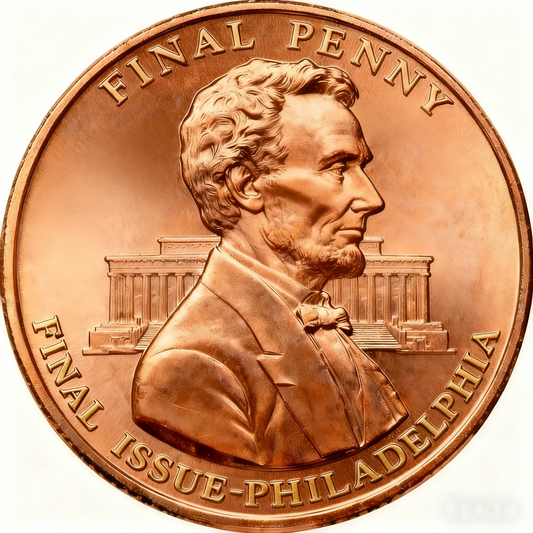 Lincoln Final Penny – 11/12 Philadelphia Mint Limited Edition Collectible Coin | Final Issue Commemorative 2025