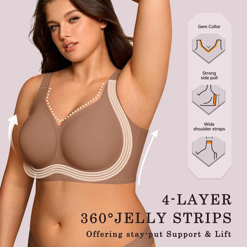 ❤️Just for you Comfort Essentials Full coverage wireless bra