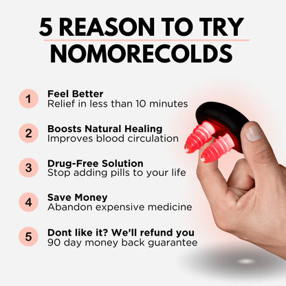NoMoreColds-10-Minute Red Light Therapy for Cold & Sinus Relief