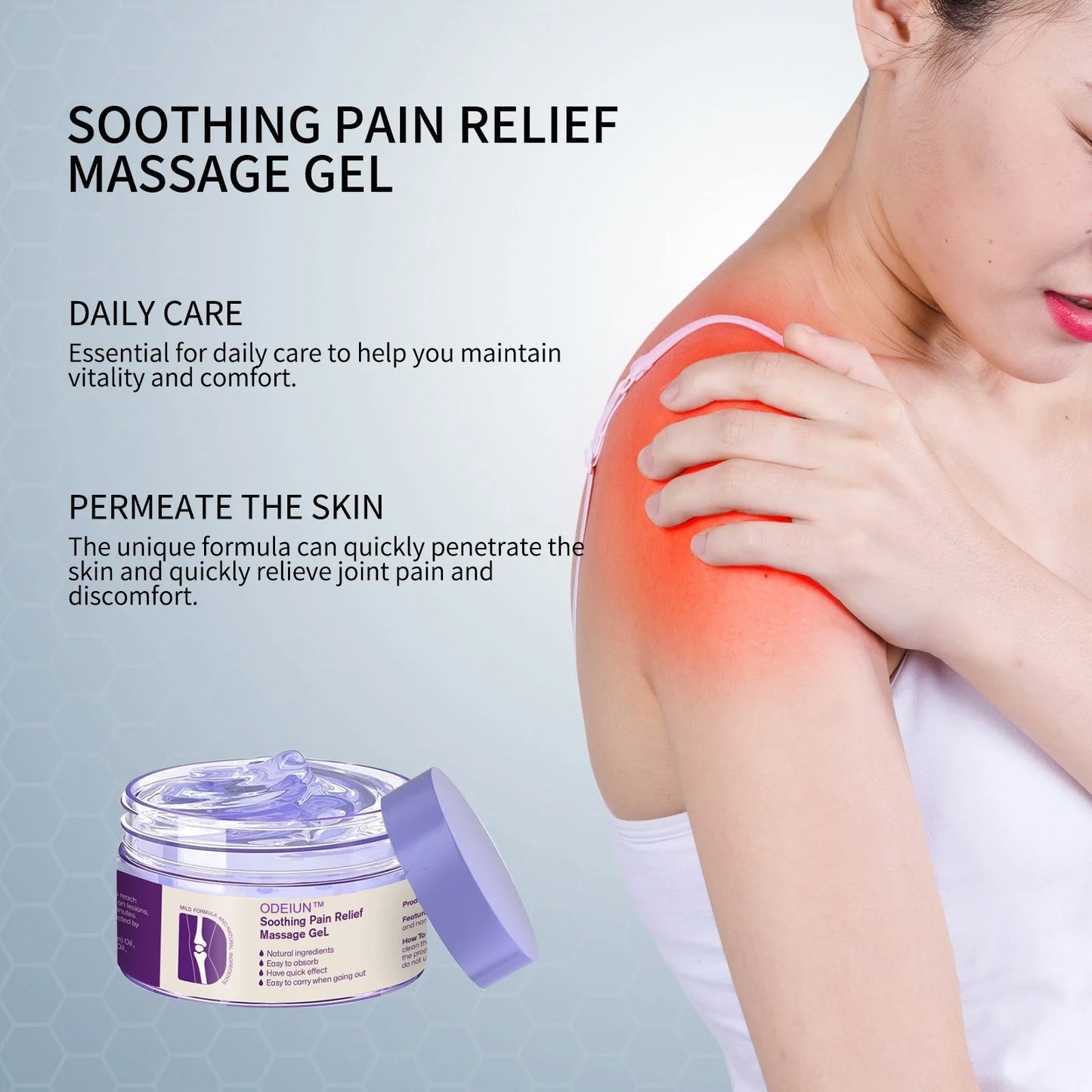 FDA-Registered | Pain Relief Gel – With Turmeric & Emu Oil for Arthritis & Joint Support